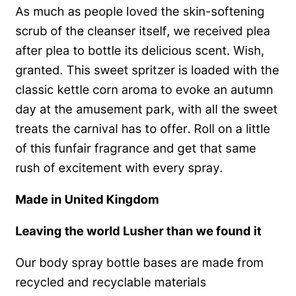 Lush let the good times roll body spray - Picture 4 of 5